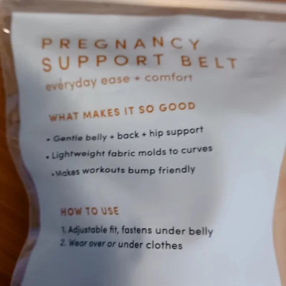 NIP Isabel Pregnancy Support Belt - Black Sz S/M - Picture 6 of 7